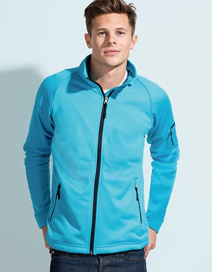 Mens Fleece Raglan Jacket New Look SOL´S 52500 - Na zamek