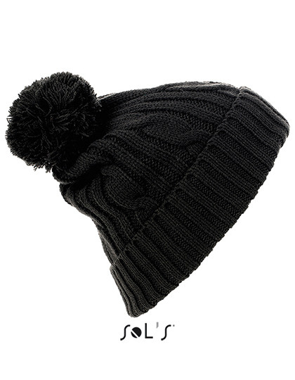 Unisex Pom Pom Beanie Barney SOL´S 01199 - Czapki zimowe