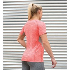 Women´s Fitness Tech Panel Marl T-Shirt SPIRO S270F - Damskie koszulki sportowe