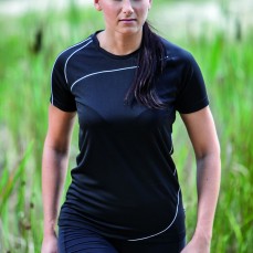 Rila Women T-Shirt Schwarzwolf outdoor T0500110AJ3 - Damskie koszulki sportowe