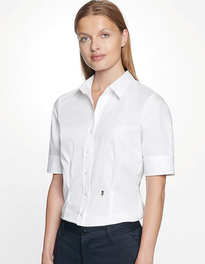 Women´s Blouse Slim Fit Short Sleeve Seidensticker 080614 - Koszule biznesowe