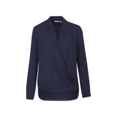Crepe Wrap Around Blouse Seidensticker 122645 - Tylko damskie