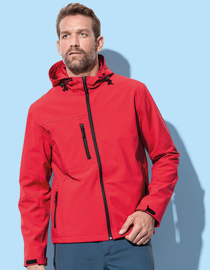 Active Softest Shell Hooded Jacket Stedman ST5240 - Wodoodporne