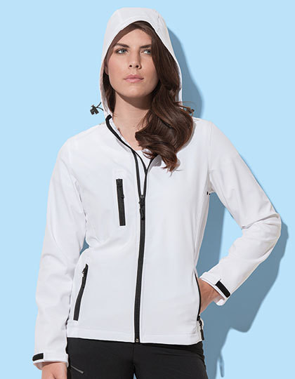 Active Softest Shell Hooded Jacket for women Stedman ST5340 - Wodoodporne