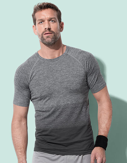 Active Seamless Raglan Flow for men Stedman ST8810 - Okrągły dekolt