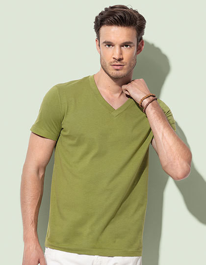 Koszulka James V-Neck-T Stedman ST9210 - Dekolt w kształcie V