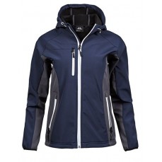 Ladies Hooded Lightweight Performance Softshell Jacket Tee Jays 9515 - Letnie