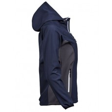 Ladies Hooded Lightweight Performance Softshell Jacket Tee Jays 9515 - Letnie