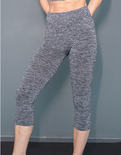 Ladies´ Seamless Cropped Leggings Tombo TL306 - Spodnie treningowe