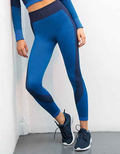 Ladies Seamless Panelled Leggings Tombo TL350 - Spodnie treningowe