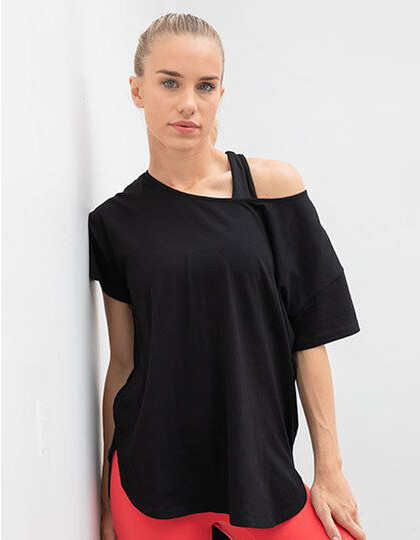 Scoop Neck Tee Tombo TL527 - Koszulki damskie