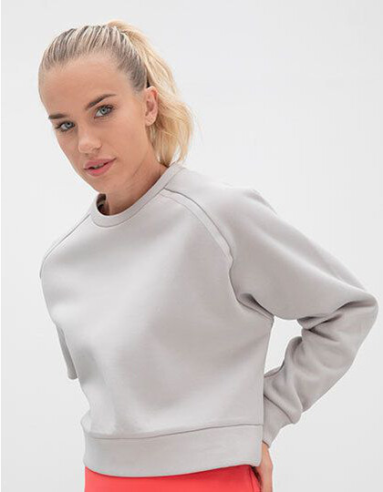 Ladies´ Cropped Sweatshirt Tombo TL533 - Wkładane przez głowę