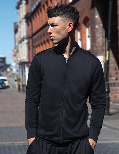 Mens Track Top With Baseball Collar Tombo TL558 - Tylko męskie