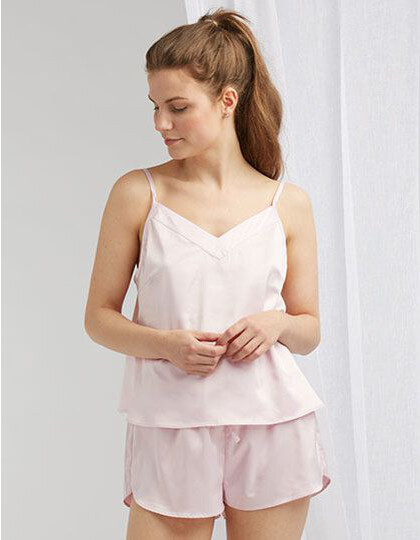 Ladies´ Satin Cami Short Pyjamas Towel City TC057 - Pozostałe