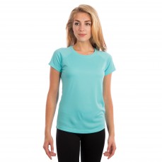Ladies Solar Performance Short Sleeve T-Shirt Vapor Apparel M150 - Okrągły dekolt