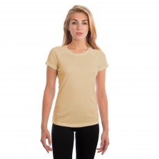 Ladies Solar Performance Short Sleeve T-Shirt Vapor Apparel M150 - Okrągły dekolt