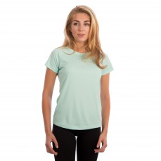 Ladies Solar Performance Short Sleeve T-Shirt Vapor Apparel M150 - Okrągły dekolt