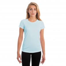 Ladies Solar Performance Short Sleeve T-Shirt Vapor Apparel M150 - Okrągły dekolt