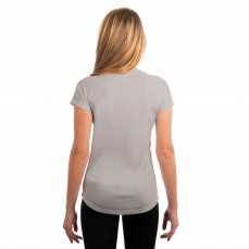 Ladies Solar Performance Short Sleeve T-Shirt Vapor Apparel M150 - Okrągły dekolt