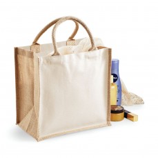 Printers Midi Jute Bag Westford Mill W421 - Torby na zakupy