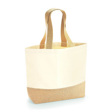 Jute Base Canvas Bag Westford Mill W451 - Torby na zakupy