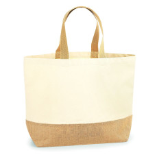 Jute Base Canvas Bag XL Westford Mill W452 - Torby na zakupy