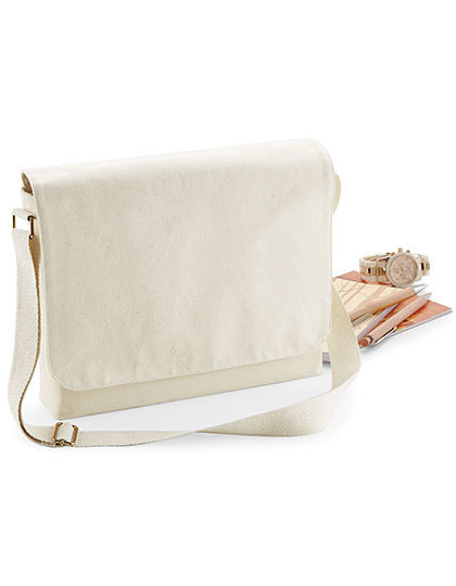 Fairtrade Cotton Canvas Messenger Westford Mill W464 - Torby na ramię