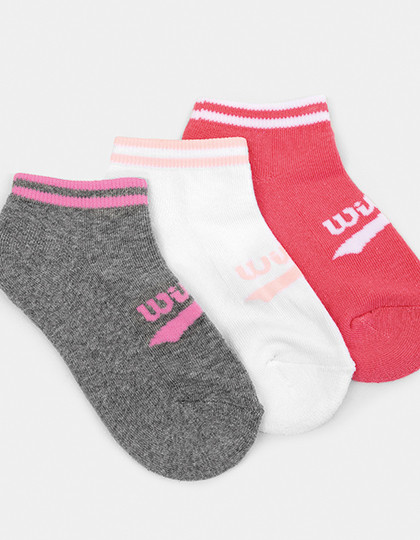 Girls Trainer Socks (3er Pack) Wilson S7012577 - Skarpety