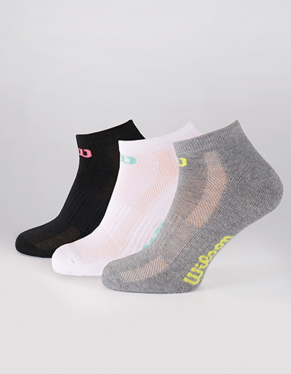 Ladies Trainer Line Socks (3er Pack) Wilson S7007319 - Skarpety