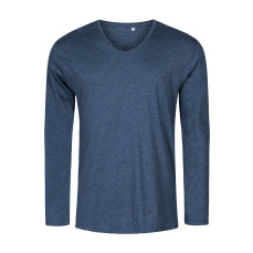 Men´s V-Neck T-Shirt Long Sleeve X.O by Promodoro 1460 - Nowości Jesień 2018