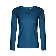 Women´s V-Neck T-Shirt Long Sleeve X.O by Promodoro 1560 - Nowości Jesień 2018
