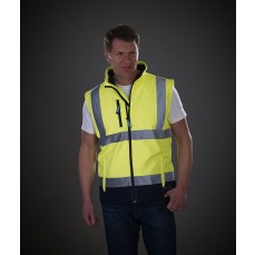 Hi-Vis Softshell Gilet YOKO HV006 - Kamizelki