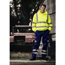 Hi-Vis Cargo Trousers With Knee Pad Pockets YOKO HV018T - Spodnie