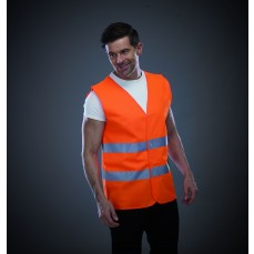 Hi-Vis 2 Bands Waistcoat YOKO HVW102 - Kamizelki