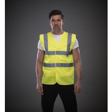 Hi-Vis Top Cool Recycled Open Mesh Waistcoat YOKO HVW120 - Kamizelki