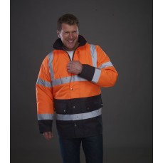 Hi-Vis Two-Tone Motorway Jacket YOKO HVP302 - Kurtki