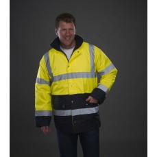 Hi-Vis Two-Tone Motorway Jacket YOKO HVP302 - Kurtki