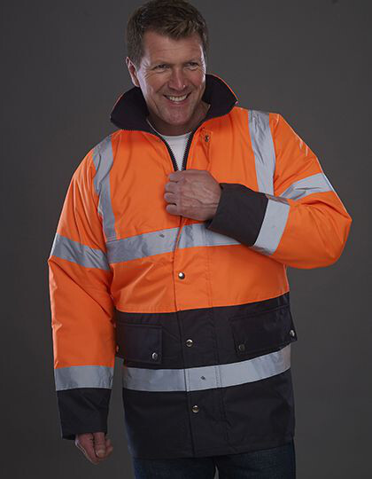 Hi-Vis Two-Tone Motorway Jacket YOKO HVP302 - Kurtki