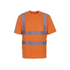 Two Band & Brace Hi-Vis T-Shirt YOKO HVJ410 - Koszulki