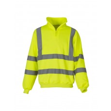 Hi-Vis 1/4 Zip Sweatshirt YOKO HVK06 - Bluzy