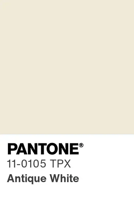 Pantone Antique White
