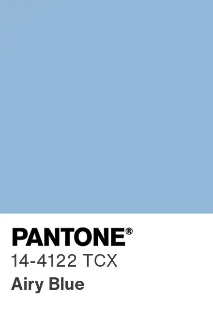 Pantone Airy Blue