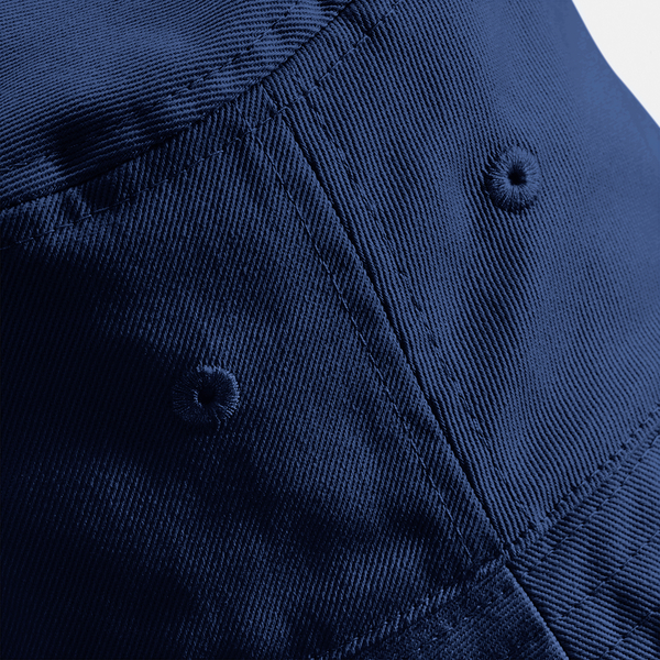 Bawełniany Kapelusz Bucket z Filtrem UPF50+ - Navy