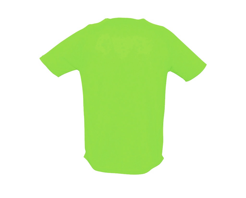 Koszulka sportowa męska z raglanowym rękawem - Neon Green