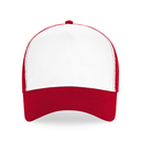 Czapka Trucker Snapback 5-Panelowa - Classic Red & White