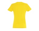Damski t-shirt slim z krótkim rękawem - Gold