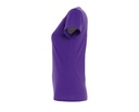 Damski t-shirt slim z krótkim rękawem - Dark Purple
