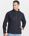 Kurtka softshell z membraną i polarem - Navy