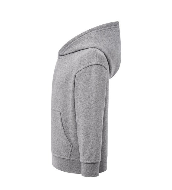 Bluza dziecięca z kapturem i kieszenią kangurką - Grey Melange