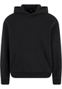 Puszysta bluza z kapturem  - Black